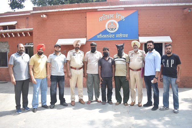 Major operation by commissionerate police jalandhar; 03 persons arrested with 5.5 kg heroin
